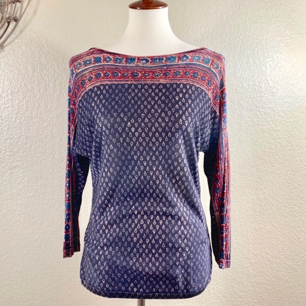Ralph Lauren blue top size large
